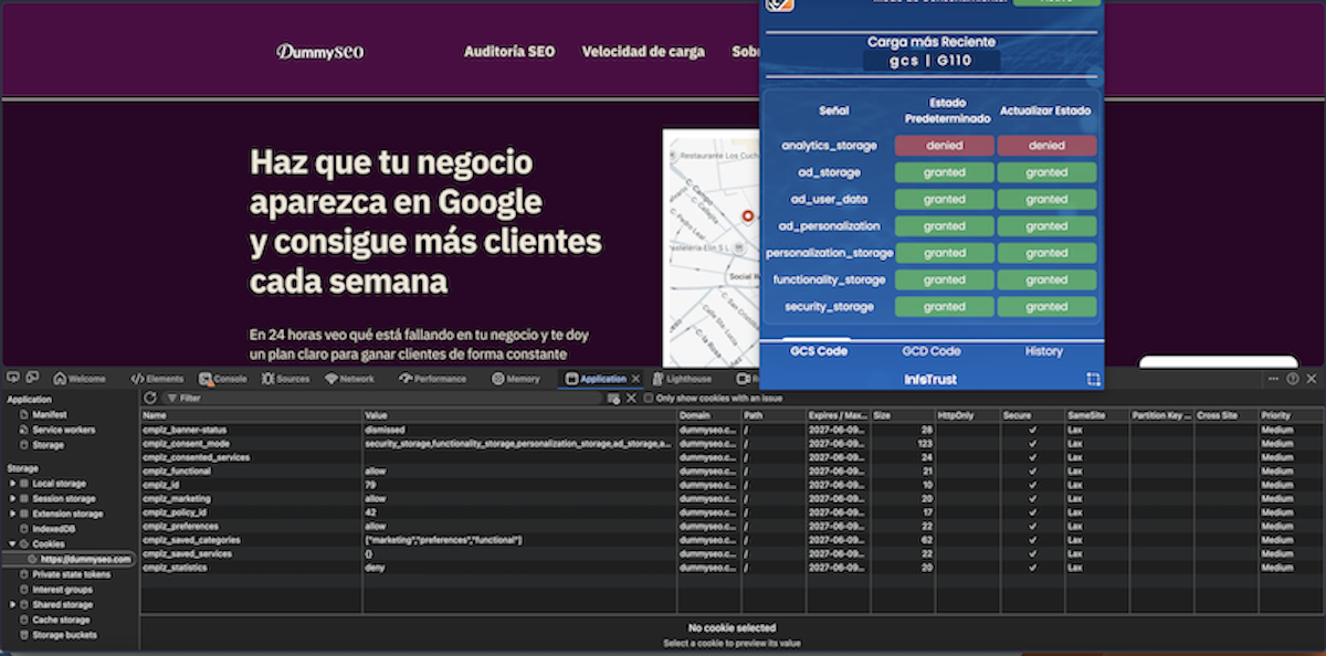 Consent Mode v2 implementado de forma óptima