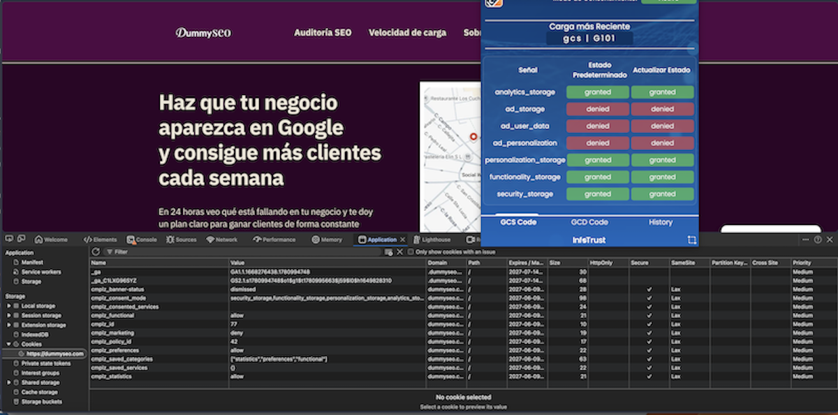 Consent Mode v2 implementado de forma óptima