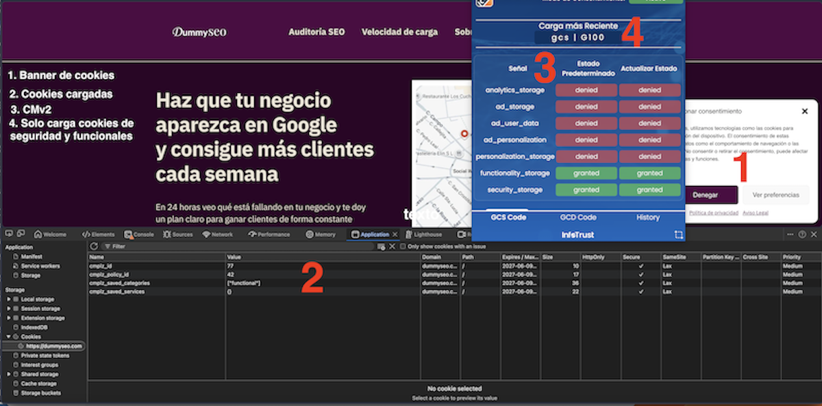 Consent Mode v2 implementado de forma óptima