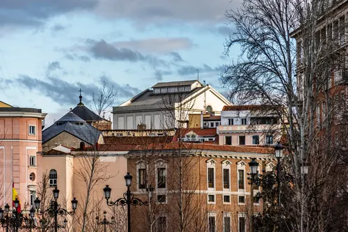 Vista del perfil urbano de una gran ciudad española